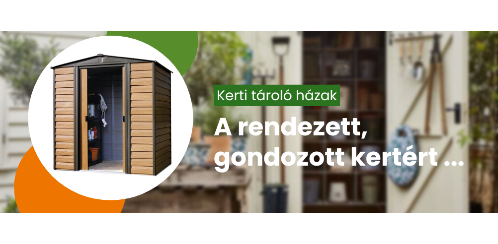 Kertaktív - Kerti tároló házak