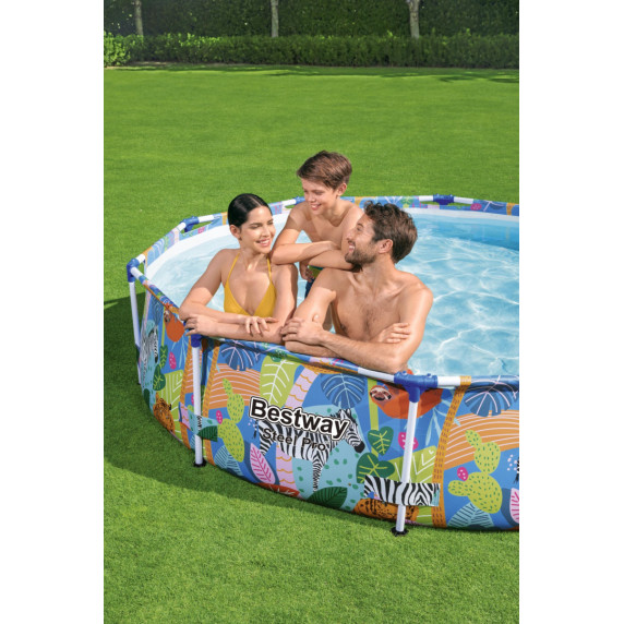 Piscină cu cadru -305x66cm - Sea Life - BESTWAY