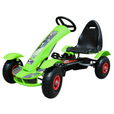 Pedálos Gokart Inlea4Fun Racing XL - Zöld - 