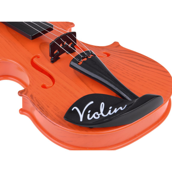 Játék hegedű 42 cm Inlea4Fun VIOLIN - Világosbarna