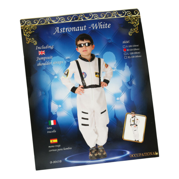 Costum de carnaval astronaut marimea M (110-120 cm)