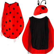 Katicabogár farsangi jelmez LOVELY LADYBUG SUIT méret: S (100-110 cm) - 