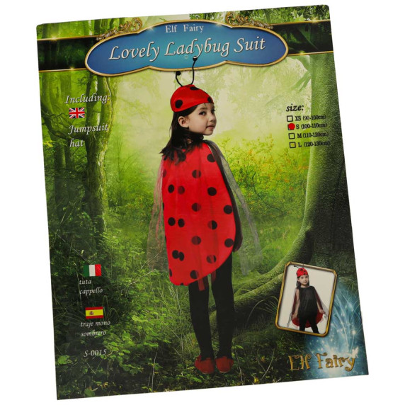 Costum de carnaval  mărimea S - LOVELY LADYBUG SUIT -  buburuză