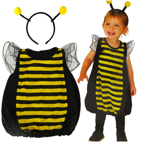 Costum de carnaval de albină - LOVELY HONEYBEE - mrimea S  ((100-110 cm))