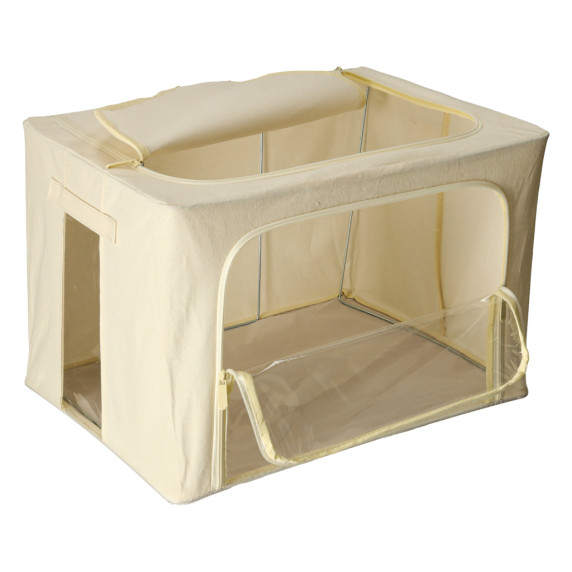 Organizator pentru lenjerie de pat -  66 l, 40 x 50 x 32 cm - bej