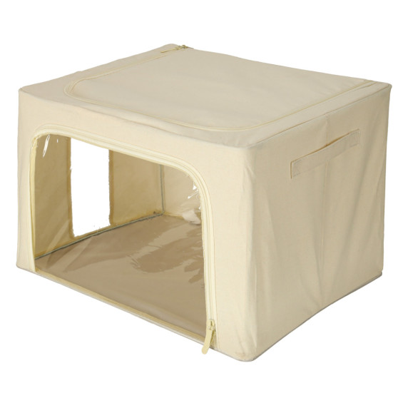 Organizator pentru lenjerie de pat -  66 l, 40 x 50 x 32 cm - bej