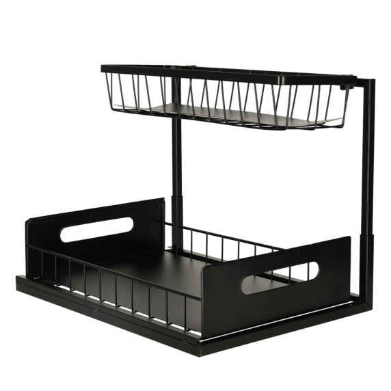 Organizator metalic pe două niveluri 36 x 38 x 27 cm