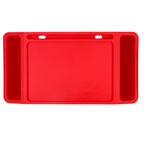 Masă laptop cu organizator 57 x 30 x 21 cm - roșu