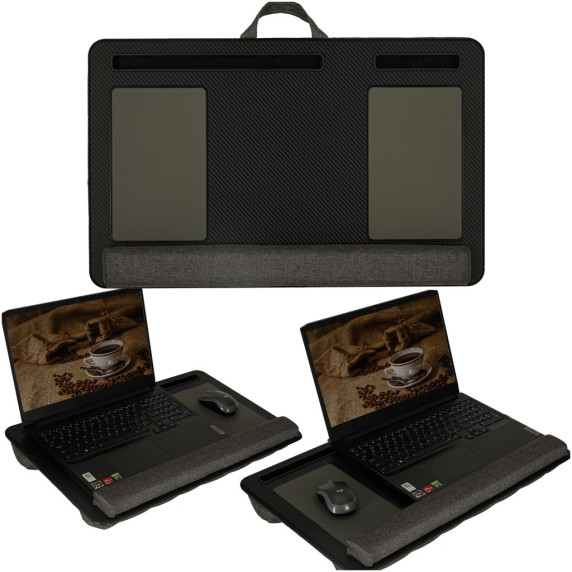 Suport laptop 58 x 38 cm - negru