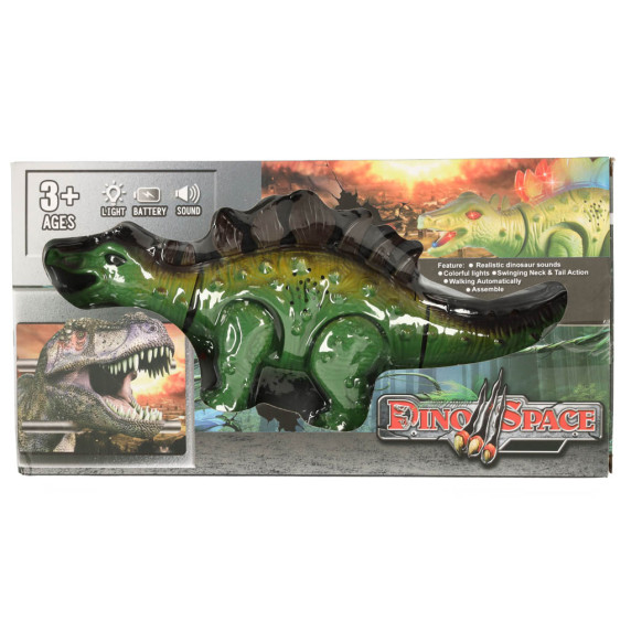 Interaktív dinoszaurusz Inlea4Fun DINO SPACE - Stegosaurus 