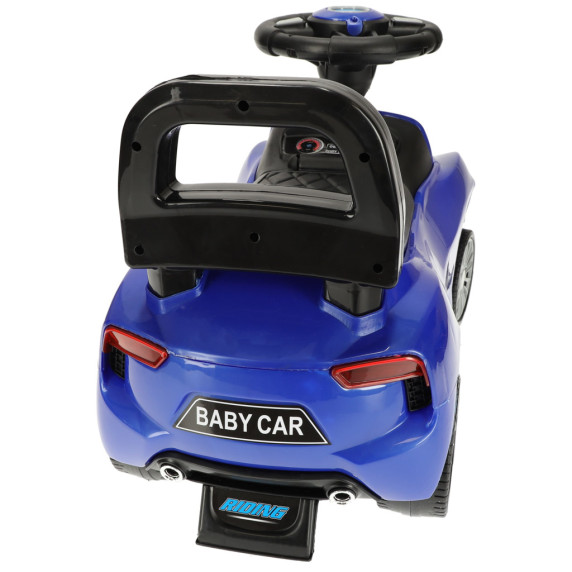 Detské odrážadlo so zvukovými a svetelnými efektmi Inlea4Fun BABY CAR - modré