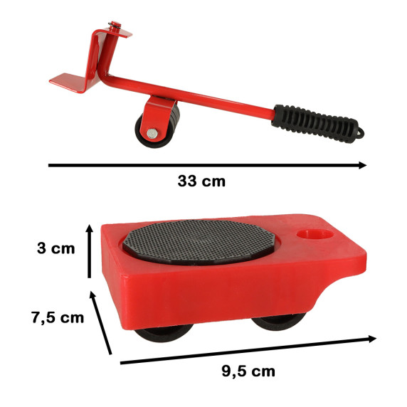 Set pentru ridicat și transportat mobila 5 in 1 