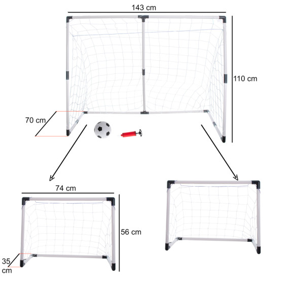 Futbalová bránka 2v1 FOOTBALL Sport Gantry