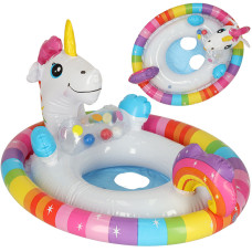 Colac gonflabil pentru copii - 84 x 58 cm INTEX 59570 - unicorn - 