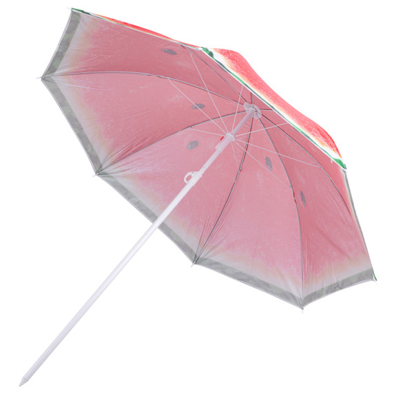 Záhradný slnečník nastaviteľný 150 cm FOLDING SUN UMBRELLA - melón