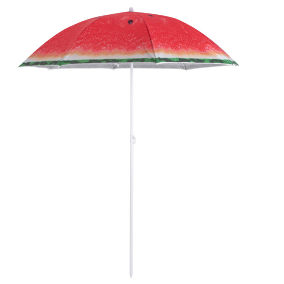 Záhradný slnečník nastaviteľný 150 cm FOLDING SUN UMBRELLA - melón