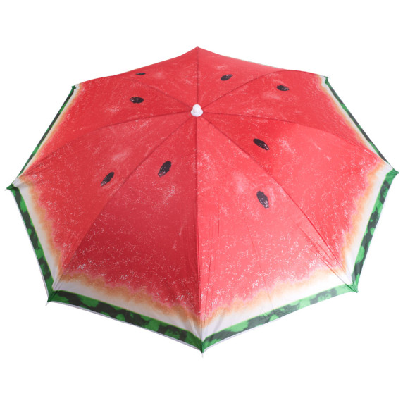 Záhradný slnečník nastaviteľný 150 cm FOLDING SUN UMBRELLA - melón