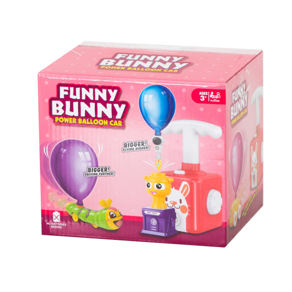 Aerodynamický vystreľovač balónov FUNNY BUNNY - zajačik