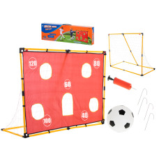 Focikapu edzőlyukakkal Inlea4Fun SOCCER GOAL PLAY SET - 