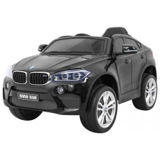 Elektromos kisautó BMW X6M - Lakkozott fekete - 