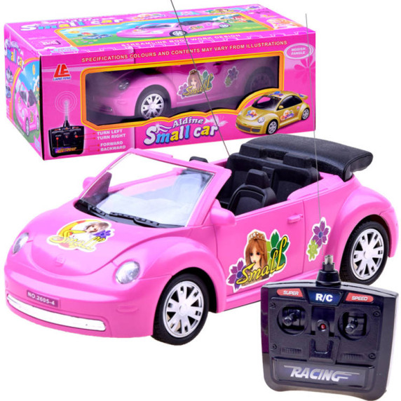 RC Autíčko Beetle Cabrio na diaľkové ovládanie Inlea4Fun ALDINE SMALL CAR