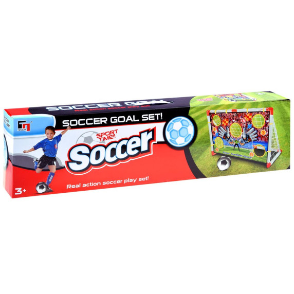 Focikapu edzőlyukakkal 120x78 cm Inlea4Fun SOCCER GOAL SET