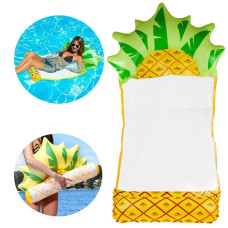 Hamac gonflabil - 125 x 66 cm Inlea4Fun SP0760 - ananas - 