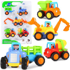 Építőipari játékautók 4 darab HOLA Farm ´n Country Vehicle Set - 