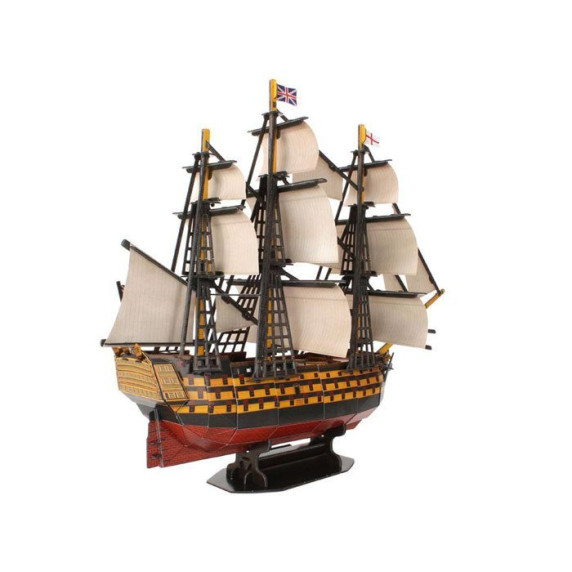 3D puzzle VICTORY hajó HMS haditengerészeti hajó Inlea4Fun ZA1785 - 140 darabos