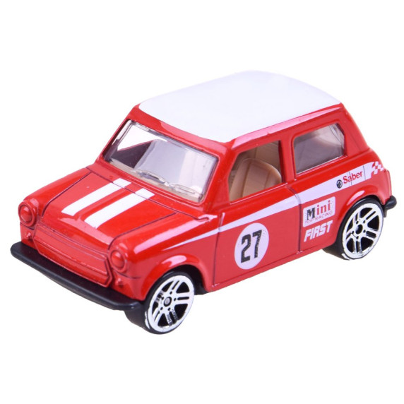 Retro fém játékautó készlet 12 darab Inlea4Fun DIECAST METAL