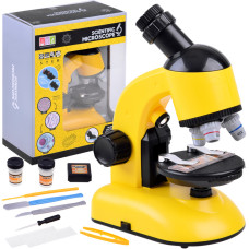 Játék mikroszkóp kiegészítőkkel Inlea4Fun SCIENTIFIC MICROSCOPE - Sárga - 