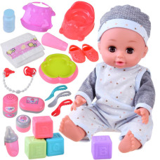 Interaktívna bábika s príslušenstvom Inlea4Fun DELUXE LOVELY DOLL - 