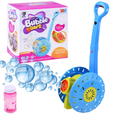 Buborékfújó tologató játék Inlea4Fun BUBBLE CART - Kék - 