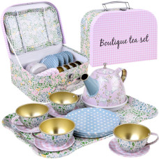 Játék teáskészlet 15 darabos Inlea4Fun BOUTIQUE TEA SET - 