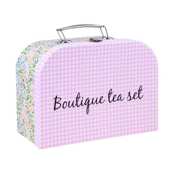 Detská čajová súprava kovová 15 prvkov Inlea4Fun BOUTIQUE TEA SET