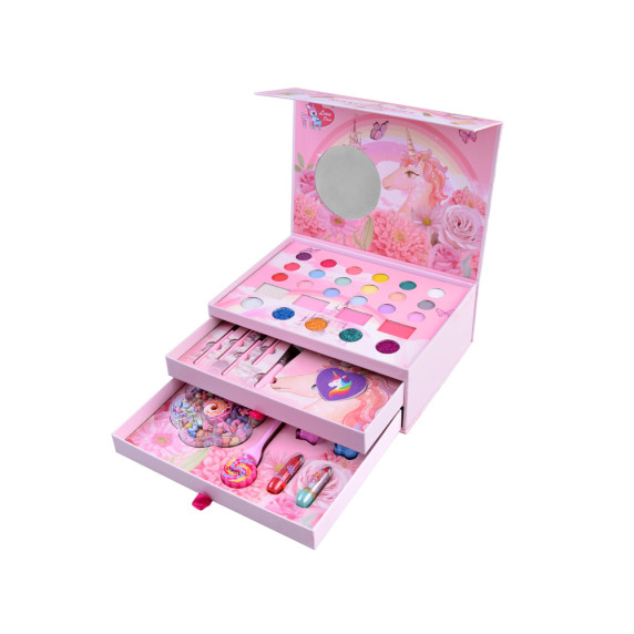 Kozmetikai készlet gyöngyökkel  Inlea4Fun LOVE DEER MAKEUP BOX