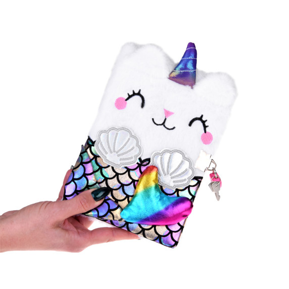 Napló lakattal Kitten Unicorn Mermaid ZA4821