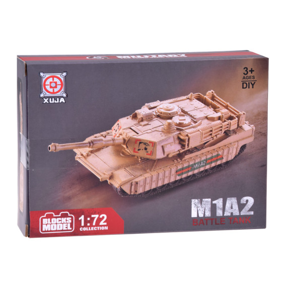 Stavebnica Tank Abrams M1A2 tank 1:72 Inlea4Fun