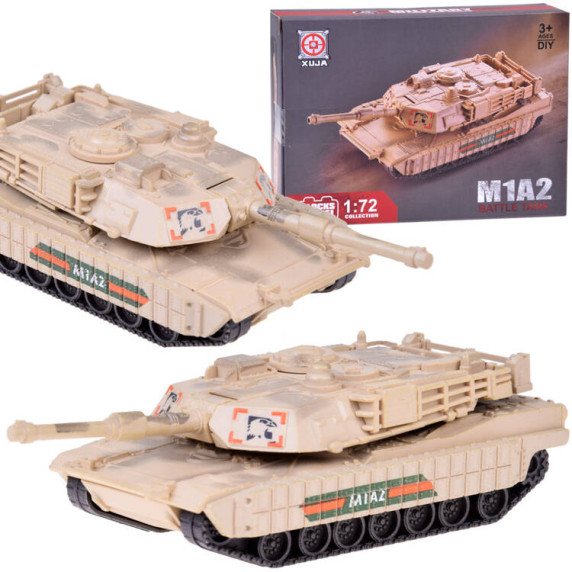 Stavebnica Tank Abrams M1A2 tank 1:72 Inlea4Fun