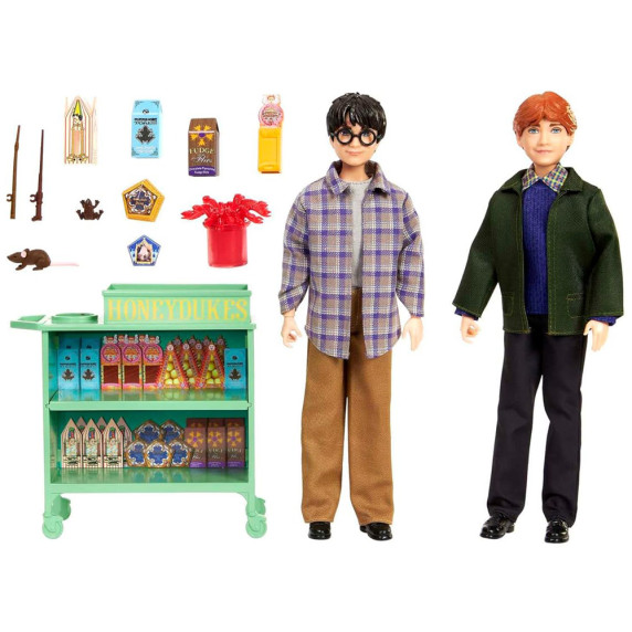 Harry Potter és Ron Weasley figura Roxfort vonaton MATTEL Wizarding world