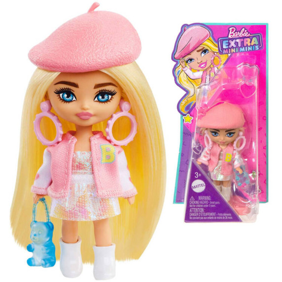 Stílusos divatbaba Barbie Extra Mini Minis beretben HLN48 ZA5105C