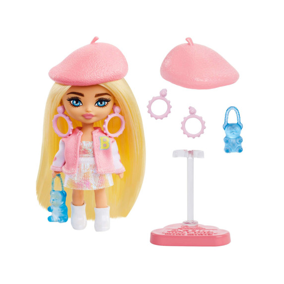 Stílusos divatbaba Barbie Extra Mini Minis beretben HLN48 ZA5105C