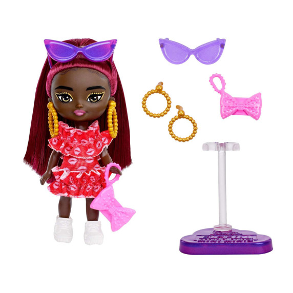 Stílusos divatbaba Barbie Extra Mini Minis HLN47 ZA5105 D