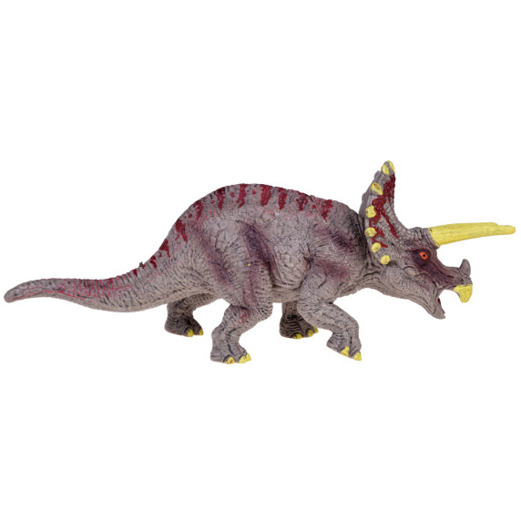 Gumi dinoszaurusz figura Inlea4Fun - Triceratopts DINOSAUR WORLD ZA5192