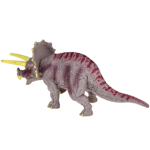 Gumi dinoszaurusz figura Inlea4Fun - Triceratopts DINOSAUR WORLD ZA5192