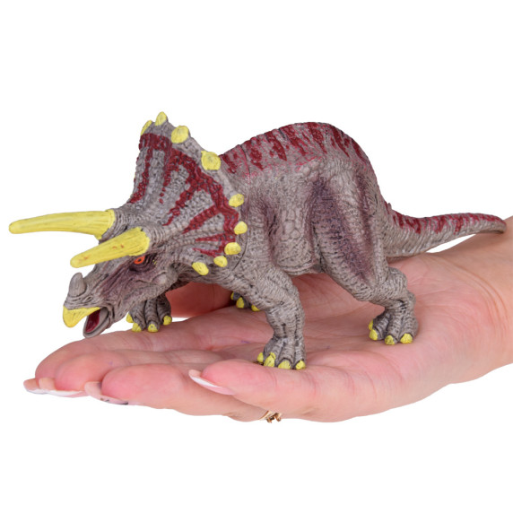 Gumi dinoszaurusz figura Inlea4Fun - Triceratopts DINOSAUR WORLD ZA5192