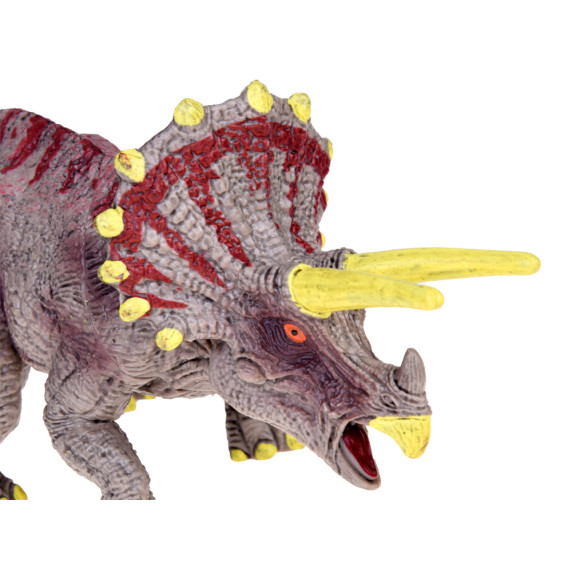 Gumi dinoszaurusz figura Inlea4Fun - Triceratopts DINOSAUR WORLD ZA5192