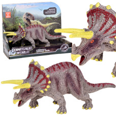 Gumi dinoszaurusz figura Inlea4Fun - Triceratopts DINOSAUR WORLD ZA5192 - 