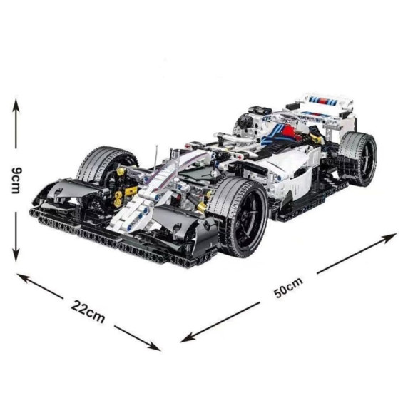 Építőjáték 1152 darabos Inlea4Fun TECHNOL MODEL Bolid F1.FW41