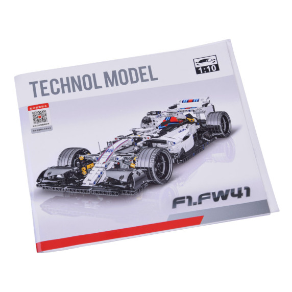 Építőjáték 1152 darabos Inlea4Fun TECHNOL MODEL Bolid F1.FW41